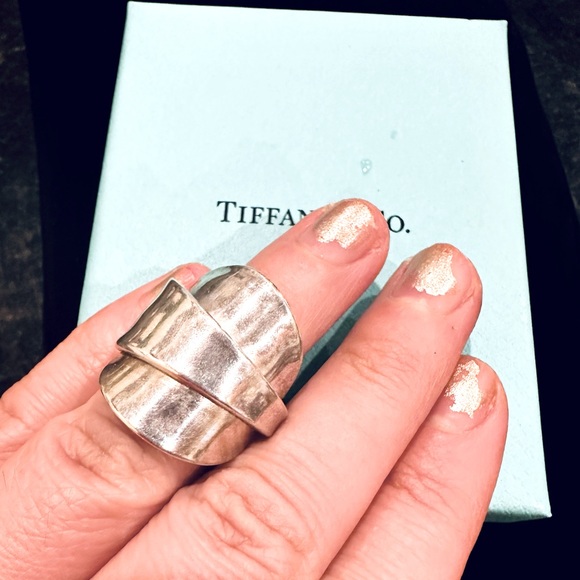 Tiffany & Co. Jewelry - Authentic Tiffany & Co. Large Spoon Ring signed sz 8 Rare!